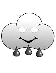 çocuklar için hazır kağıttan Karışık Çocuk Maskeleri şablonu